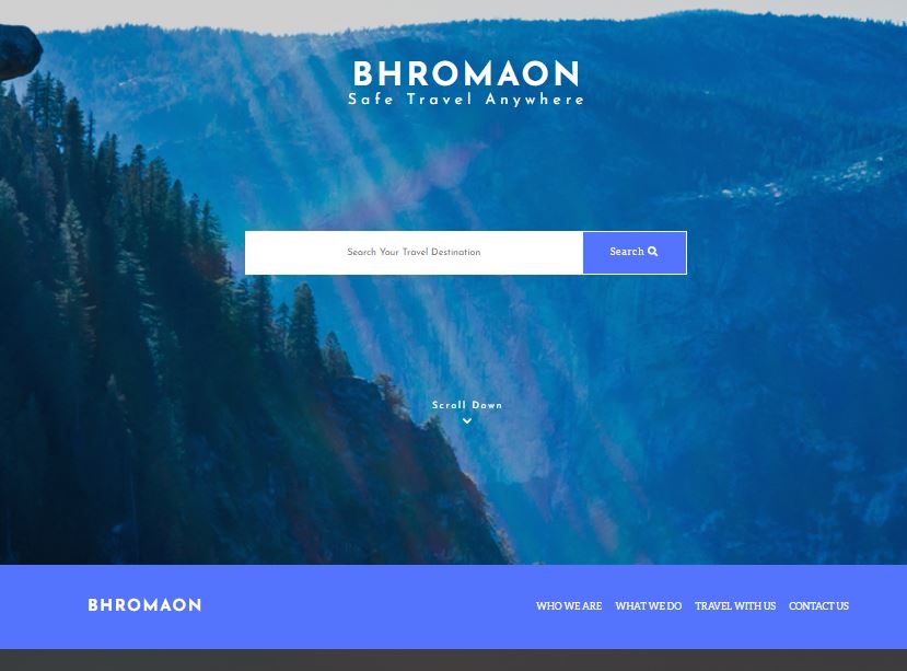 Screenshot of Bhromaon Project